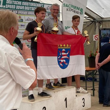 Die ersten 3 Platzierten der Klasse "Karts"