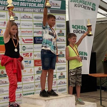 Die Podestplätze der Klasse "Gleichmäßigkeit 6 - 12  Jahre"