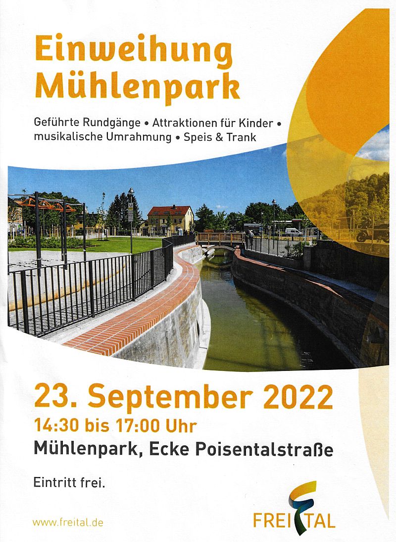 Eröffnung Mühlenpark