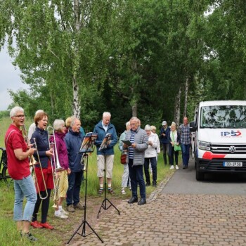 Die Jury trifft am Kirchblick ein