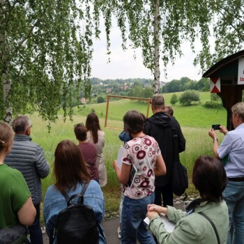 Das Projekt "Kirchblick wird erläutert